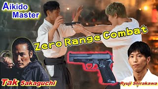 Amazing Aikido master × Zero Range Combat  Tak Sakaguchi x Ryuji Shirakawa [upl. by Yruoc]