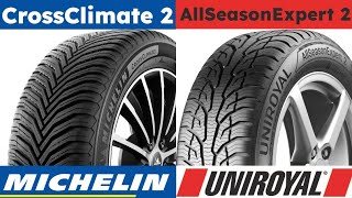 Michelin CrossClimate 2 vs Uniroyal AllSeasonExpert 2 [upl. by Cardie]