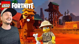 Upgrading the Desert Village to Level 9 LEGO Fortnite Adventures Building Battling and Beyond [upl. by Fineberg]