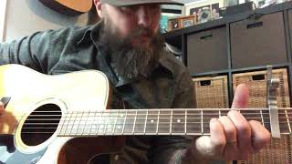 Kate McCannon Tutorial  Colter Wall Cover [upl. by Nuyh]