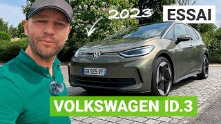 Essai nouvelle Volkswagen ID3 2023  peaufiner nest pas jouer [upl. by Eentrok96]