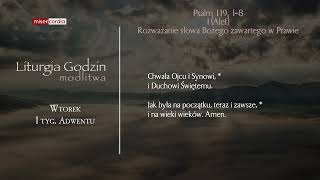 Liturgia Godzin  Modlitwa Południowa  Wtorek I tyg Adwentu [upl. by Edlitam450]