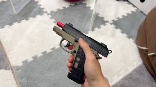 Semi Auto Shell Ejecting Mini 1911 Kids Toy Gun [upl. by Perrie]