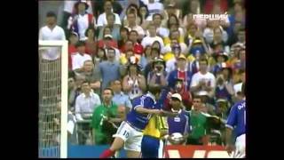 ZIDANE HEAD 2 GOALS WORLD CUP 98 [upl. by Uphemia320]