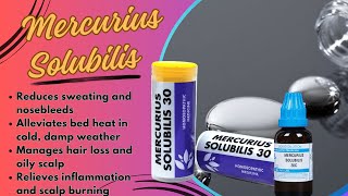 Mercurius Solubilis  Homeopathic Medicine  Uses Dosage amp Side Effects  Hindi Urdu [upl. by Alejandrina]