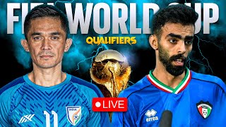 Kuwait Vs India LIVE Watch along  FIFA World Cup 2026 Qualifiers Live [upl. by Missie571]