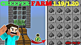 How To Make GUNPOWDER FARM IN MINECRAFT 120MCPEBEDROCKXBOXCONSOLE  its Khan Gamerz [upl. by Oina28]