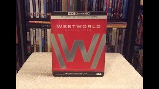 Westworld Season One 4K BLU RAY UNBOXING  Review  UHD [upl. by Eeryt]