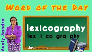 Word of the Day  Lexicography  Words in Syllables  Phonemic Awareness  Learning to Read Phonics [upl. by Arammahs733]