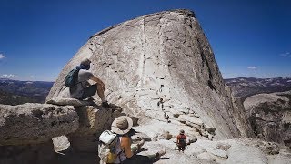 Half Dome Hike  July 2017 4k [upl. by Nohsav127]