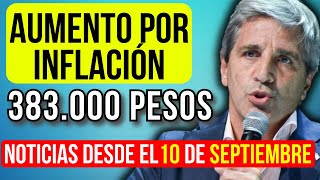 🟢URGENTE NOTICIA 💥Minimas por Inflacion de 383 MIL PESOS  Jubilados y PNC de ANSES [upl. by Areit]