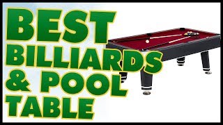 10 Best Billiard amp Pool Table Review [upl. by Arinaid]