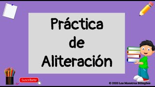 Práctica de Aliteración [upl. by Tse]