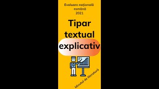 Literatura  redactare compunere📈 Tipar textual explicativ Evaluare nationala 2021 romana [upl. by Kalli322]