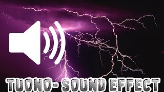 EFFETTO SONORO TUONO viral thunder sound soundeffects lampi pioggia [upl. by Valonia676]