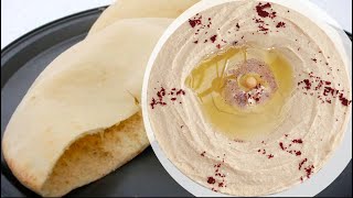 Real Arabic Hummus Recipe [upl. by Lleirbag]