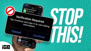 How to Stop Verification Required When Installing Free Apps on iPhone 😰📲 [upl. by Oimetra]