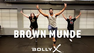 BROWN MUNDE  AP Dhillon  BOLLYX THE BOLLYWOOD WORKOUT  Dance Choreography [upl. by Ayotal]