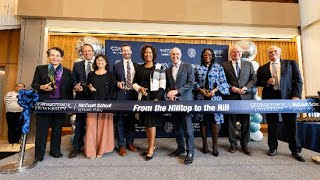 Georgetown University McCourt School of Public Policy RibbonCutting Ceremony [upl. by Jauch]