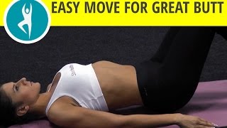 Buttocks workout for women and men glute bridge on a stepper [upl. by Orferd882]