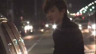 120408 Chanyeol fancam after work from Inkigayo [upl. by Llebyram]