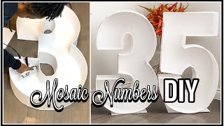 DIY Tips amp tricks on how to make marquee numbers  Q amp A  DIY Marquee Number 3 and 5 [upl. by Burch300]