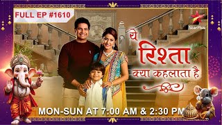 DevyaniRajshri ki बहस huyi Full Episode1610Yeh Rishta Kya Kehlata Hai [upl. by Akenahc]