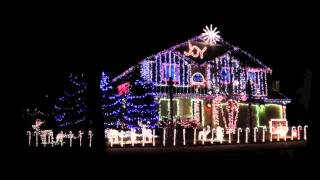 Luces de Navidad con musica Dubstep en una casa [upl. by Haldan]