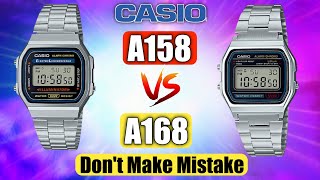 Casio A158 Vs A168  Which One Should You Choose [upl. by Tenaj]