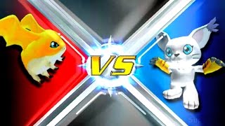 Patamon vs Gatomon Rumble Arena 2 [upl. by Urbannal]