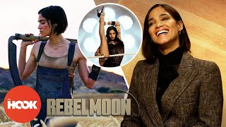 Sofia Boutellas Dance Expertise Helped Her Rebel Moon Fight Scenes  TheHookOfficial [upl. by Devona]