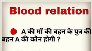 blood relation questions most important question ❓ reasoning [upl. by Story]