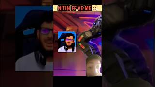 NITIN FF VS ME shorts freefire trending funny garenafreefire [upl. by Buck]