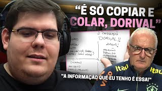 CASIMIRO FAZ PREVISÃO DA PRIMEIRA CONVOCAÇÃO DO DORIVAL NA SELEÇÃO BRASILEIRA  Cortes do Casimito [upl. by Itsud]