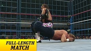 FULLLENGTH MATCH  Raw  Bret Hart vs Issac Yankem DDS  Steel Cage Match [upl. by Lauter]