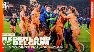 FINAL FOUR AFTER AN INSANE END OF THE GAME 🔥🤯  Highlights Nederland  Belgium 05122023 [upl. by Acinor]