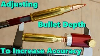 Using the Hornady Comparator and OAL gauge to adjust bullet depth [upl. by Milburt]