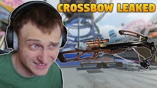 MANDE REACTS TO CROSSBOW LEAK IN APEX LEGENDS [upl. by Aiela]