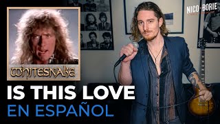 ❤️‍🔥¿Cómo sonaría WHITESNAKE  IS THIS LOVE en Español [upl. by Ayle433]