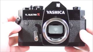 Yashica TL Electro X Operating [upl. by Myrlene28]