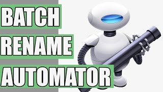 Batch Rename Files on a Mac  with Automator [upl. by Lobell]