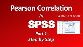 Pearson r Correlation in SPSS  How to Calculate and Interpret Part 1 [upl. by Atterg]