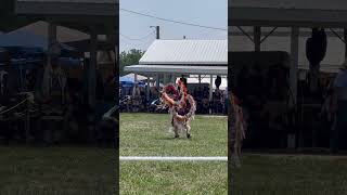 Boy’s Fancy Contest at the 2023 Nanticoke Lenni Lenape POW WOW nativeamerican culture dance [upl. by Ennazor]