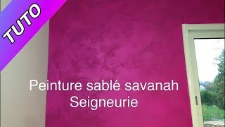 🔥 Peinture sablée TUTO  seigneurie savanah fushia [upl. by Winthorpe201]