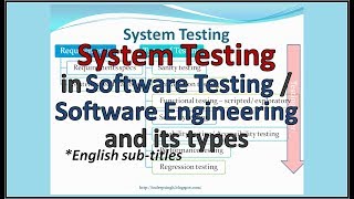 System Testing in Software Testing  System Testing in Software Engineering  System Testing Types [upl. by Oisangi]