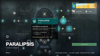 Misión Semanal quotParalipsisquot  Temporada de los Deseos  Destiny 2 [upl. by Irtimed]