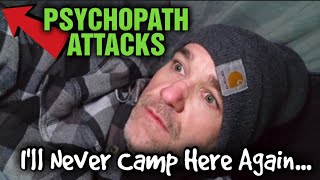 THE SCARIEST NIGHT OF MY LIFE  ATTACKED WHILE CAMPING DEEP IN THE WOODS [upl. by Cirdek]