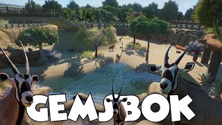 Creating a Spectacular Gemsbok Habitat in Planet Zoo  Wild Horizon Park [upl. by Anastasio]