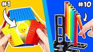 15 EXTREMELY Satisfying LEGO Fidget Toys [upl. by Nolitta236]