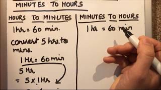 HOW TO CONVERT HOURS TO MINUTES AND MINUTES TO HOURS [upl. by Luba146]